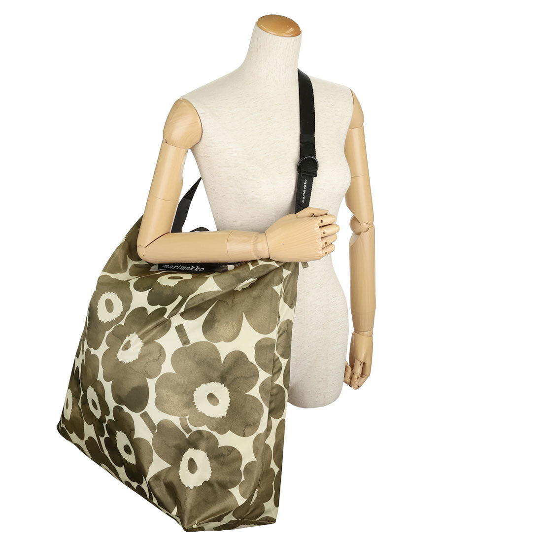 マリメッコ marimekko トートバッグ ウニッコ NEAT CROSSBODY L 094576 868 （ライトイエロー/ベージュ） ライトイエロー/ベージュ