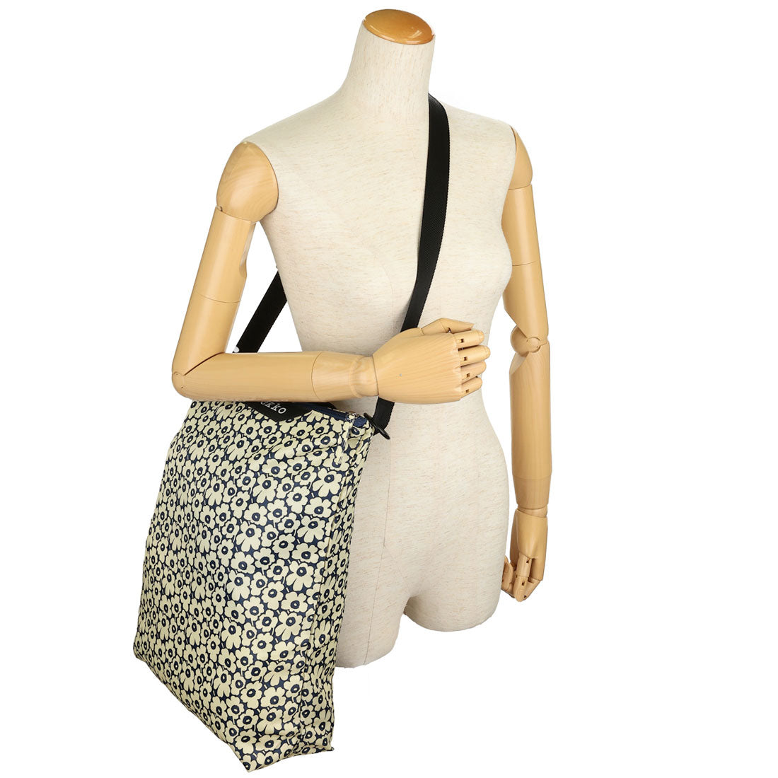 マリメッコ marimekko トートバッグ ウニッコ NEAT CROSSBODY M 094575 858 （ダークネイビー/オフホワイト） ダークネイビー/オフホワイト