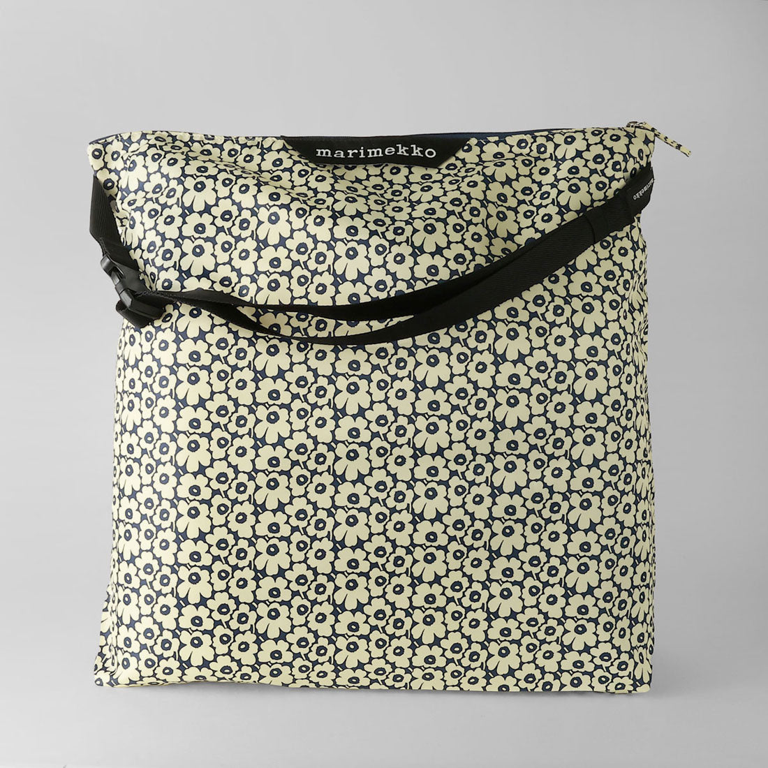 マリメッコ marimekko トートバッグ ウニッコ NEAT CROSSBODY L 094577 858 （ダークネイビー/オフホワイト） ダークネイビー/オフホワイト