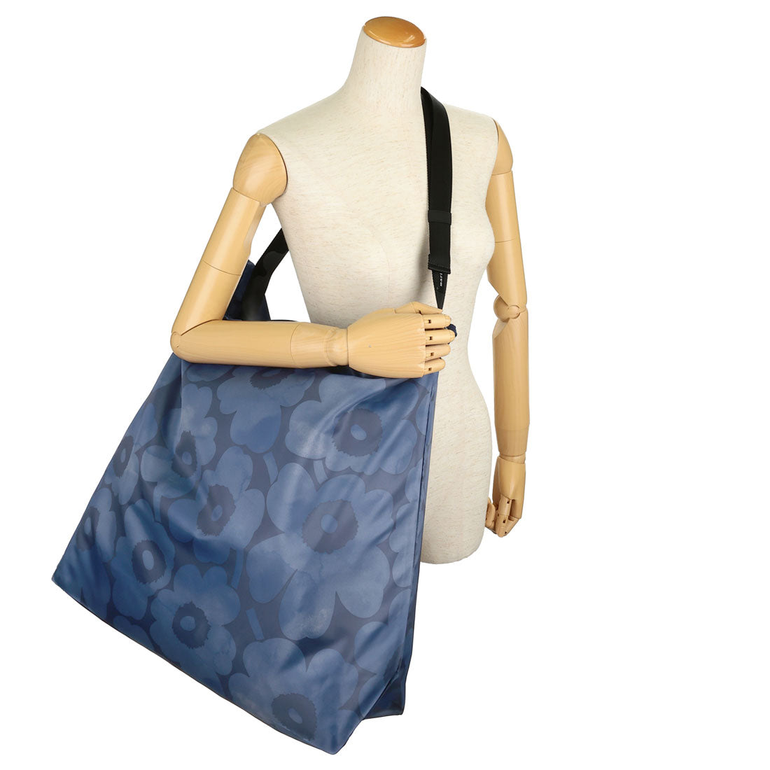 マリメッコ marimekko トートバッグ ウニッコ NEAT CROSSBODY L 094576 828 （ダークブルー/ブルー） ダークブルー/ブルー