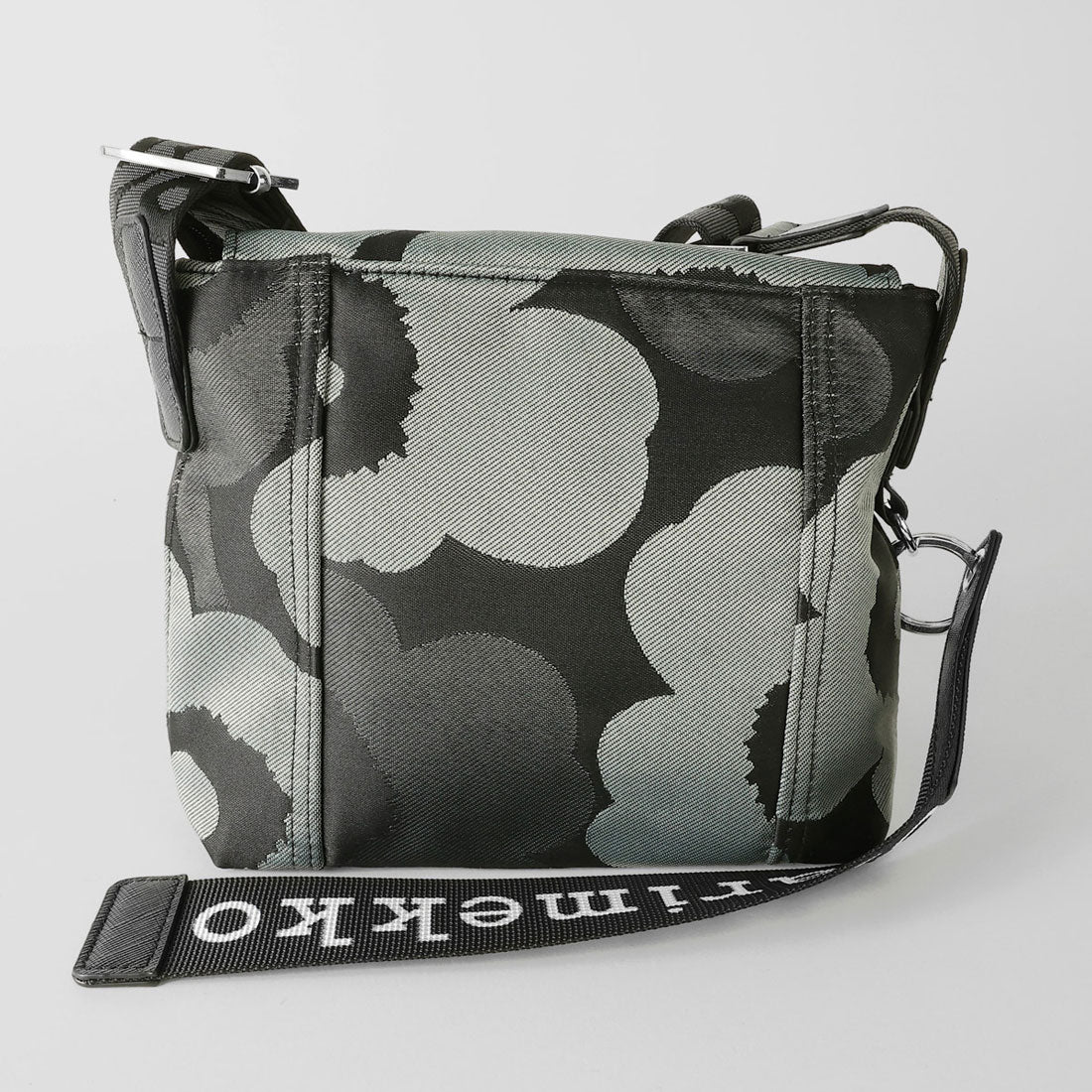 マリメッコ marimekko ショルダーバッグ ウニッコ MINI MESSENGER 094808 990 （グレー/ダークグレー/ブラック） グレー/ダークグレー/ブラック