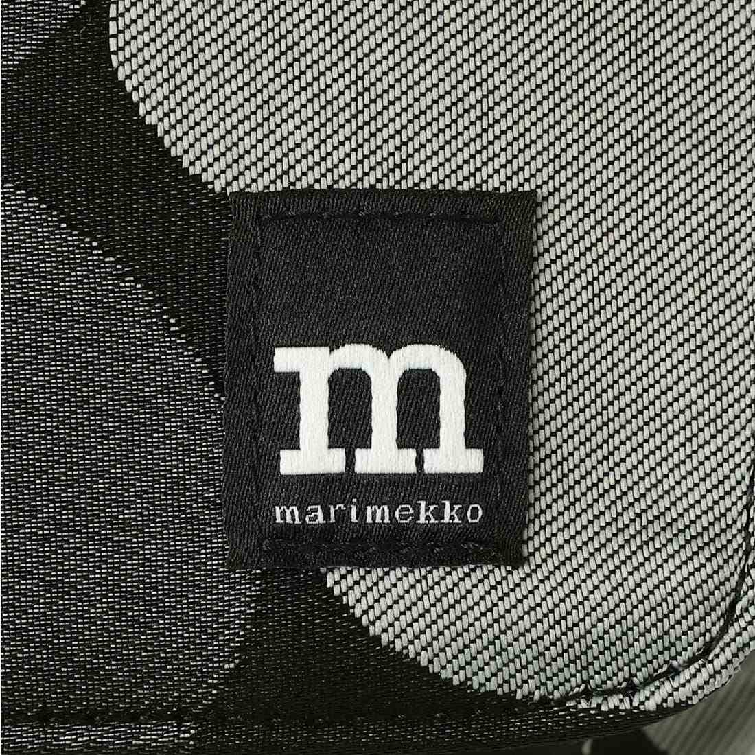 マリメッコ marimekko ショルダーバッグ ウニッコ MINI MESSENGER 094808 990 （グレー/ダークグレー/ブラック） グレー/ダークグレー/ブラック