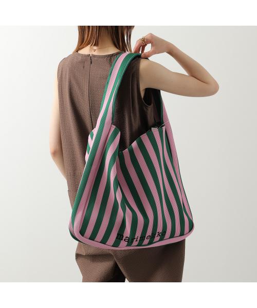 マリメッコ marimekko marimekko バッグ Knitted Bag Large Merirosvo 095545 （360/ピンク×グリーン） 360/ピンク×グリーン