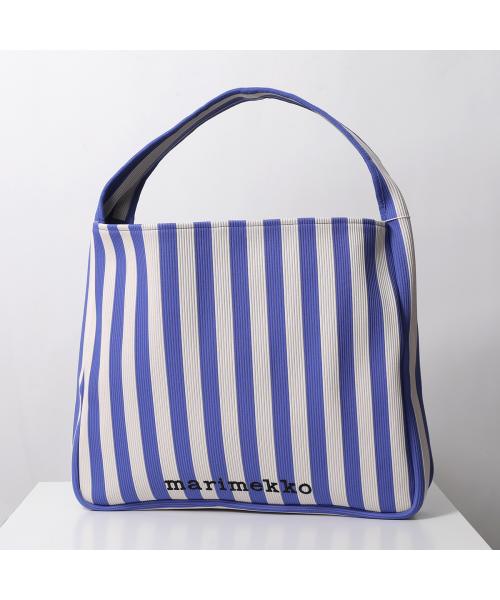 マリメッコ marimekko marimekko バッグ Knitted Bag Large Merirosvo 095545 （360/ピンク×グリーン） 360/ピンク×グリーン