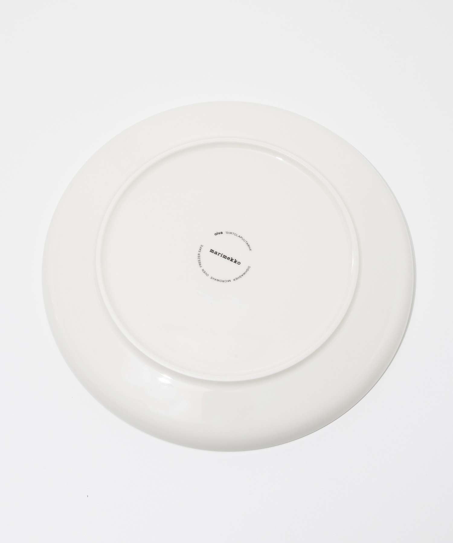 マリメッコ marimekko 072637 お皿 オイバ シイルトラプータルハ プレート トレイ 食器 Oiva Siirtolapuutarha Plate 【返品不可商品】 （ホワイト×ベージュ） ホワイト×ベージュ