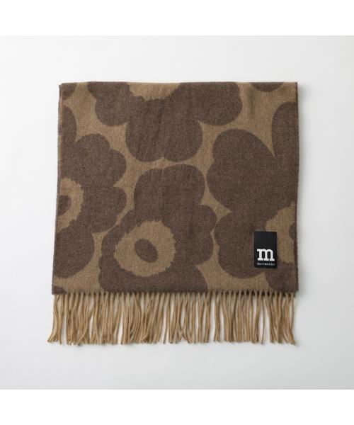 マリメッコ marimekko marimekko マフラー Identtinen Unikko ウニッコ 094906 （999/ブラック） 999/ブラック