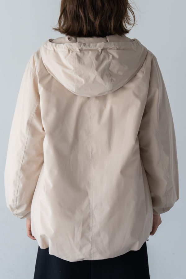 エムドゥ M.deux ドロストフーディーダウンジャケット （ブラック） ブラック