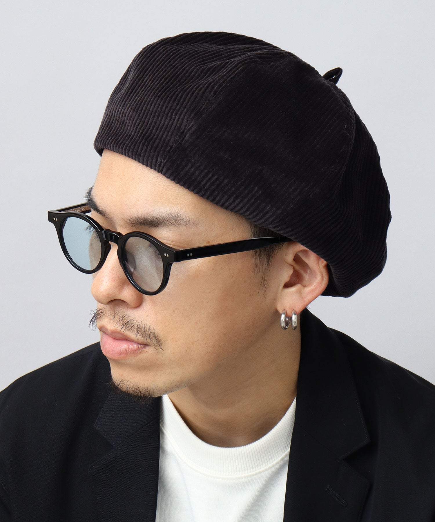 Mr.COVER Beret Made in Japan 8-Panel Volume Panel Beret