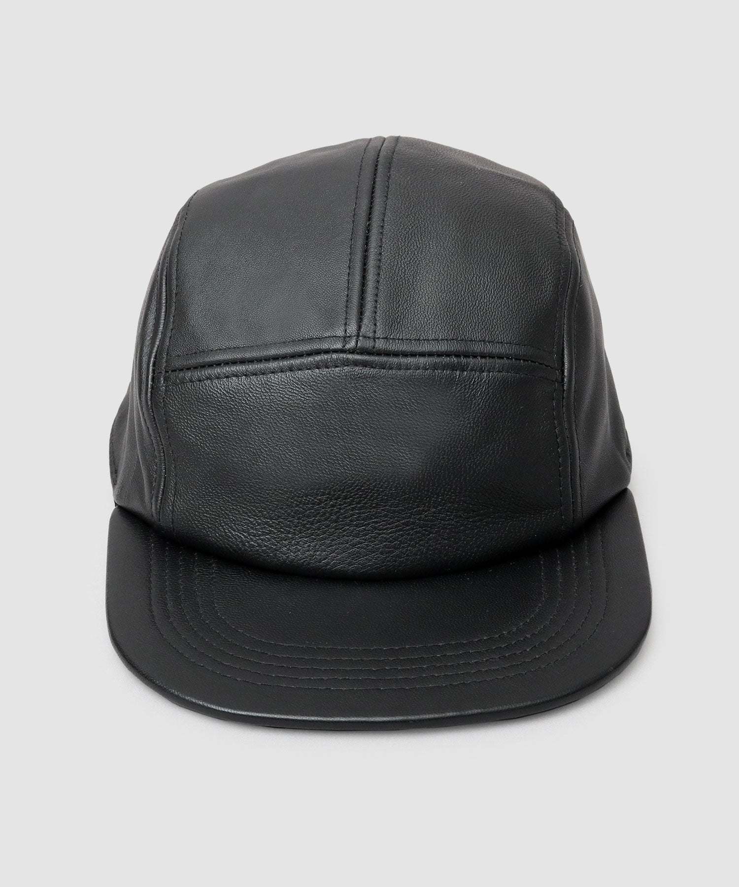 Mr.COVER Cap Jet Cap Longer Brim Wide Brim Flat Brim Hat Leather Genui