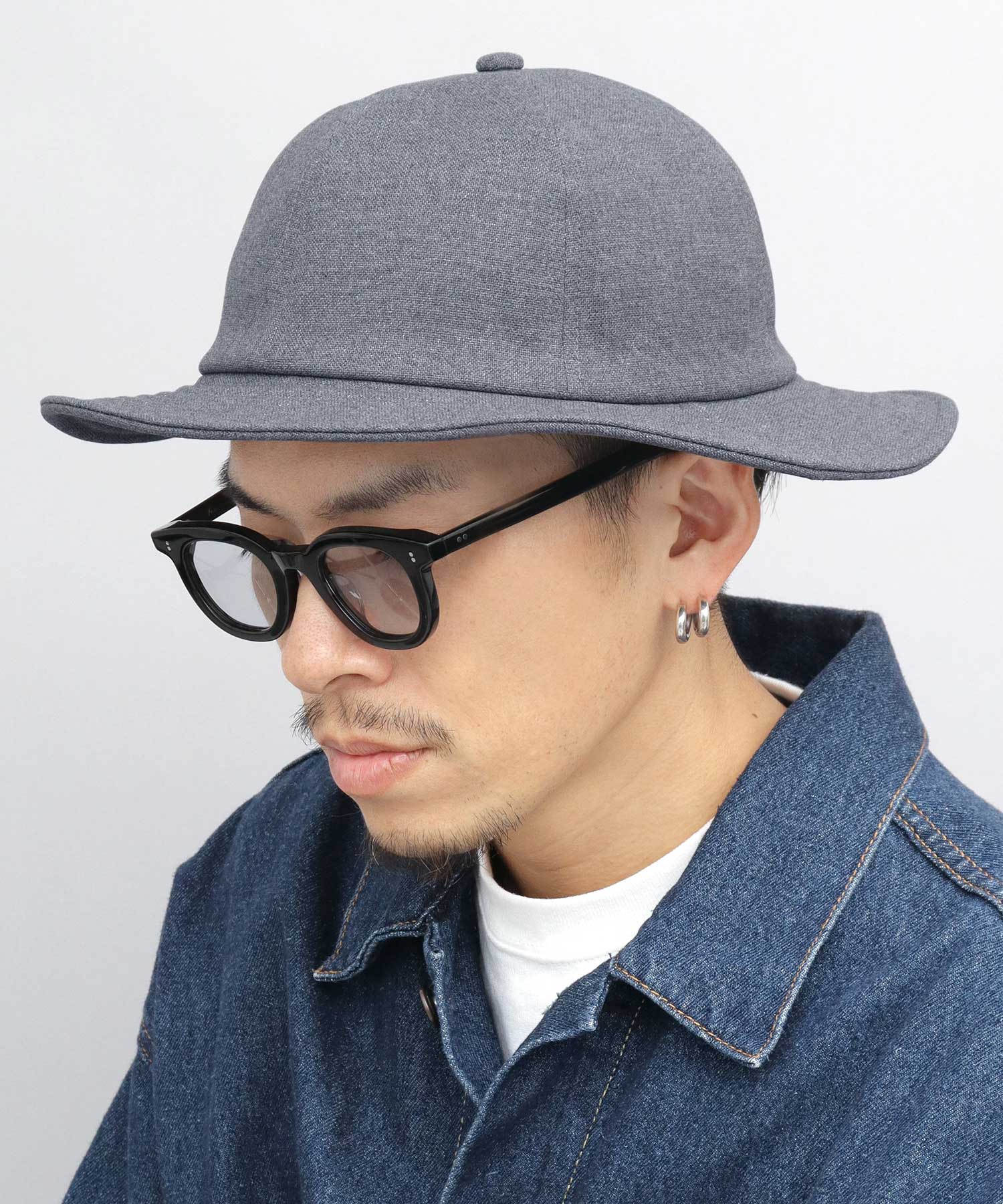 ミスターカバー Mr.COVER メトロハット 日本製 ハット 帽子 無地 ミドルブリム 帽子