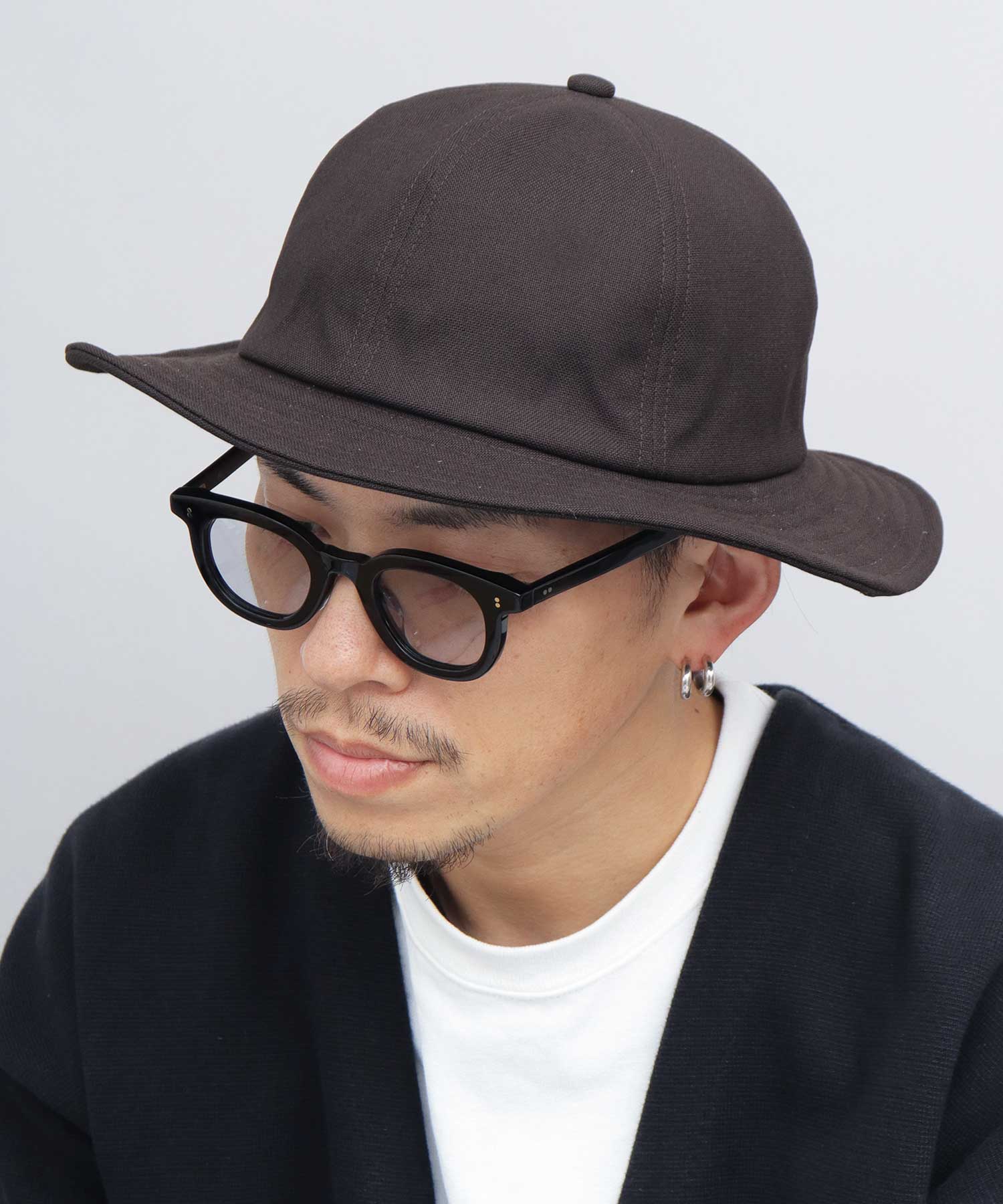 ミスターカバー Mr.COVER メトロハット 日本製 ハット 帽子 無地 ミドルブリム 帽子