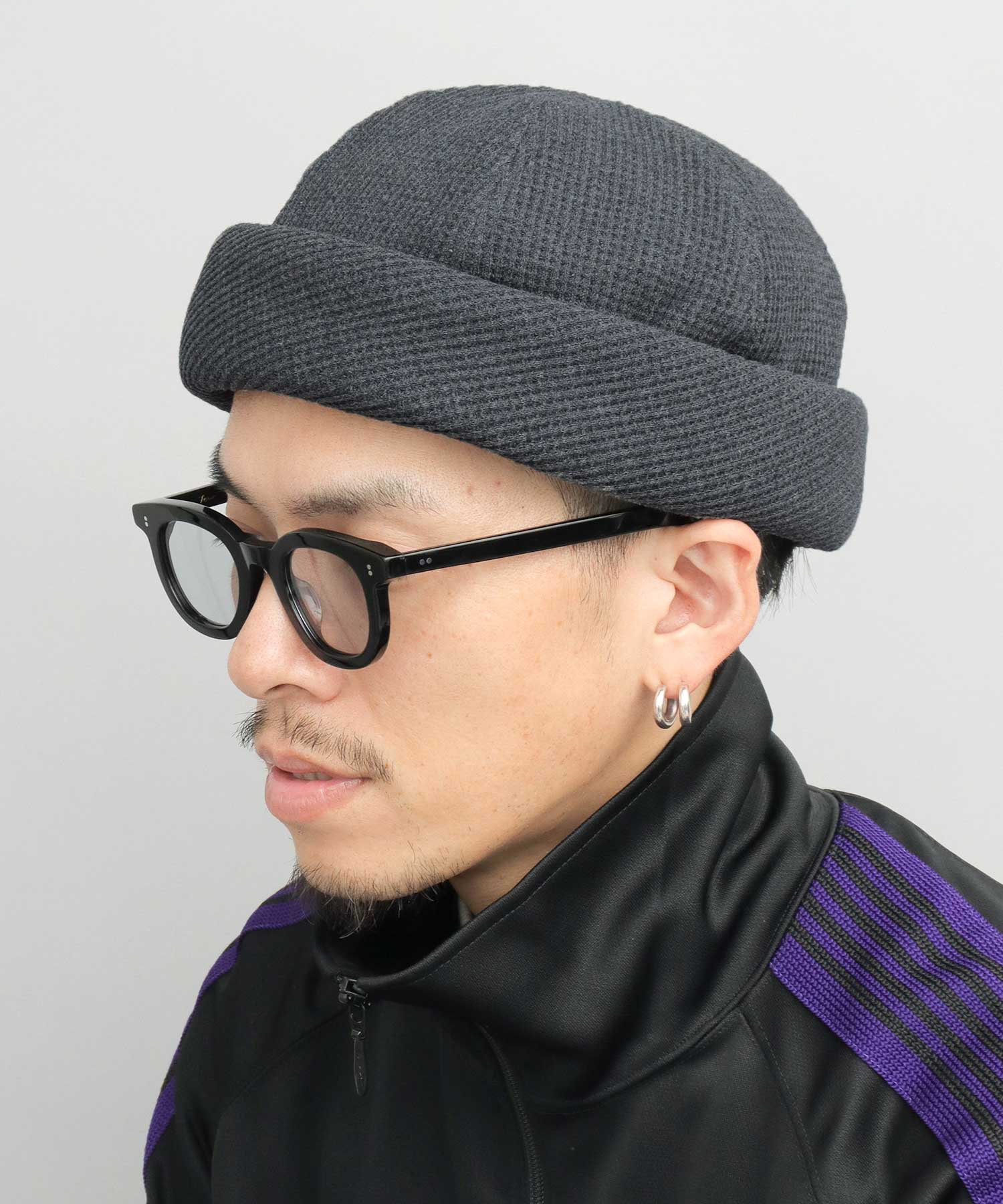 Mr.COVER Roll Cap 日本製造 華夫格保暖帽 男士 素色