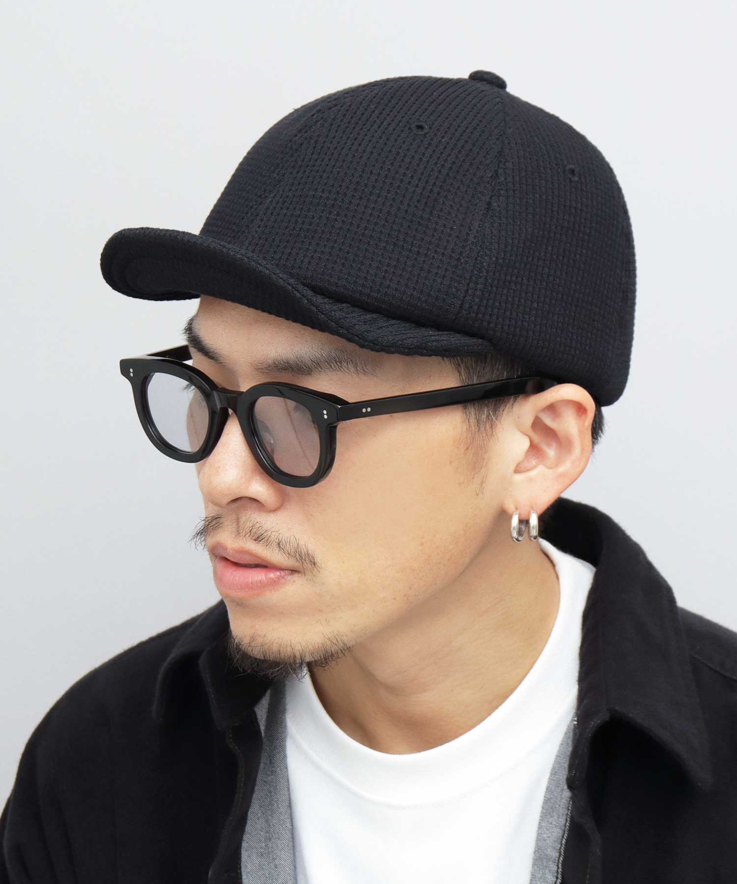 Mr.COVER 裁判帽 日本製造 華夫格保暖男士帽子 短帽