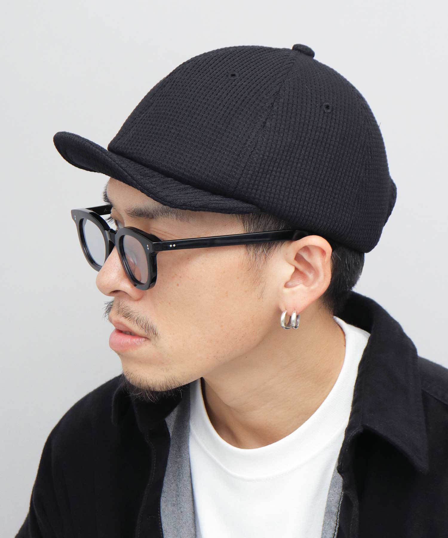 Mr.COVER 裁判帽 日本製造 華夫格保暖男士帽子 短帽