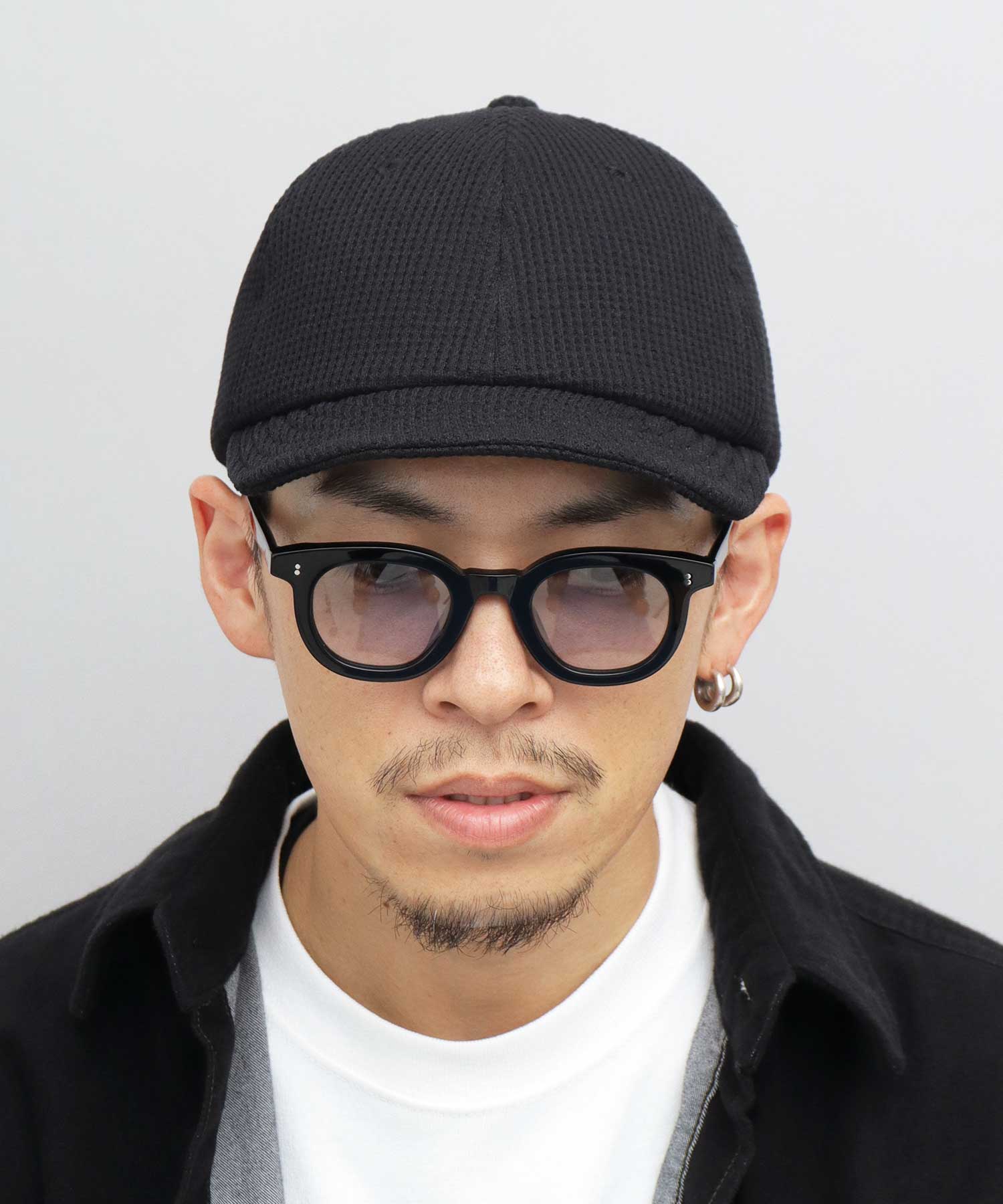Mr.COVER 裁判帽 日本製造 華夫格保暖男士帽子 短帽