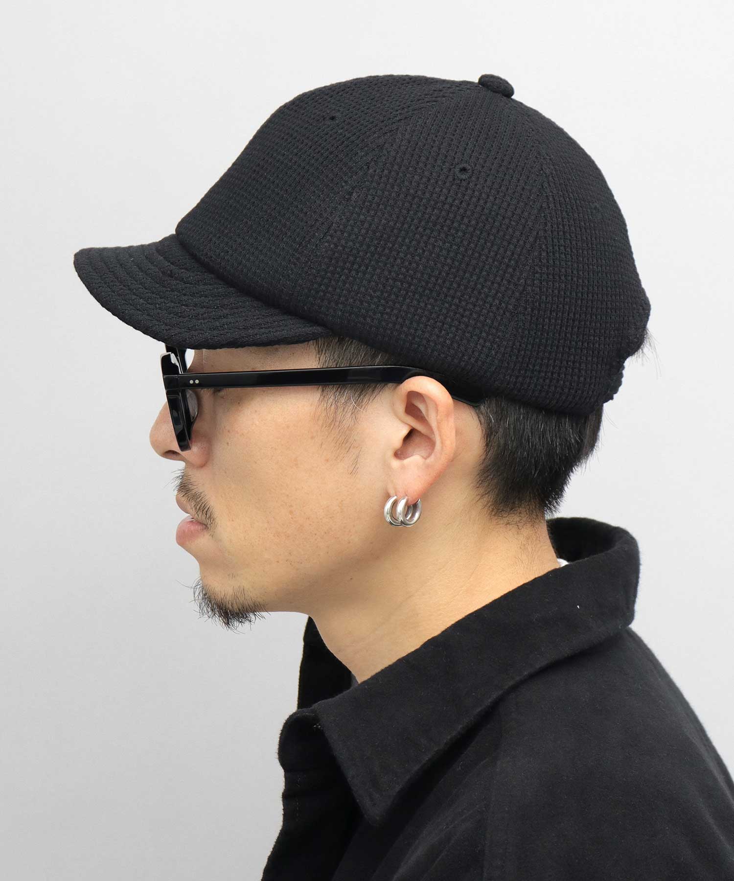 Mr.COVER 裁判帽 日本製造 華夫格保暖男士帽子 短帽