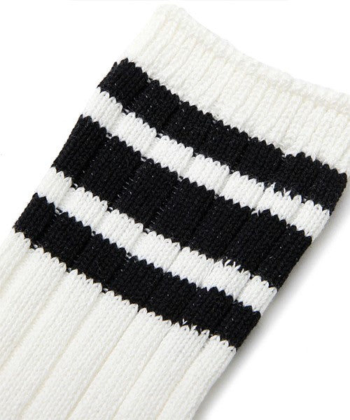 Mr.COVER Mr.COVER / Mr.COVER / Made in Japan Line Crew Socks / Skater Socks / Thick