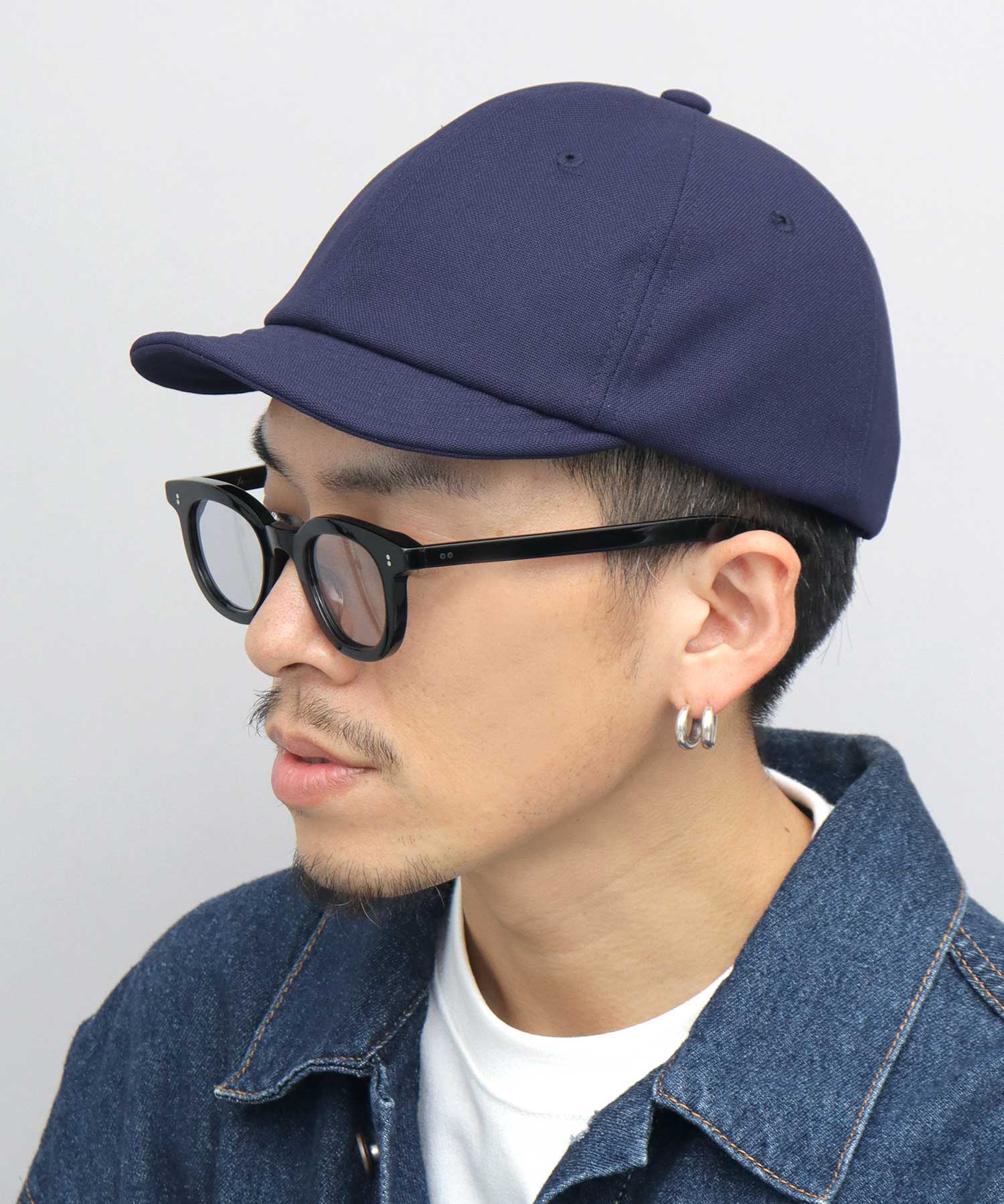 Mr.COVER Cap Hat for Men Made in Japan Short Brim Simple Plain
