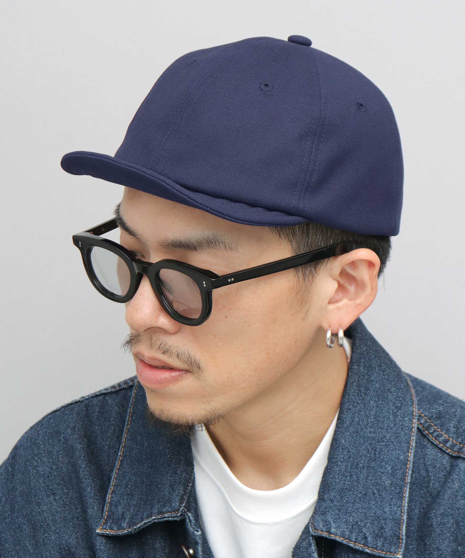 Mr.COVER Cap Hat for Men Made in Japan Short Brim Simple Plain