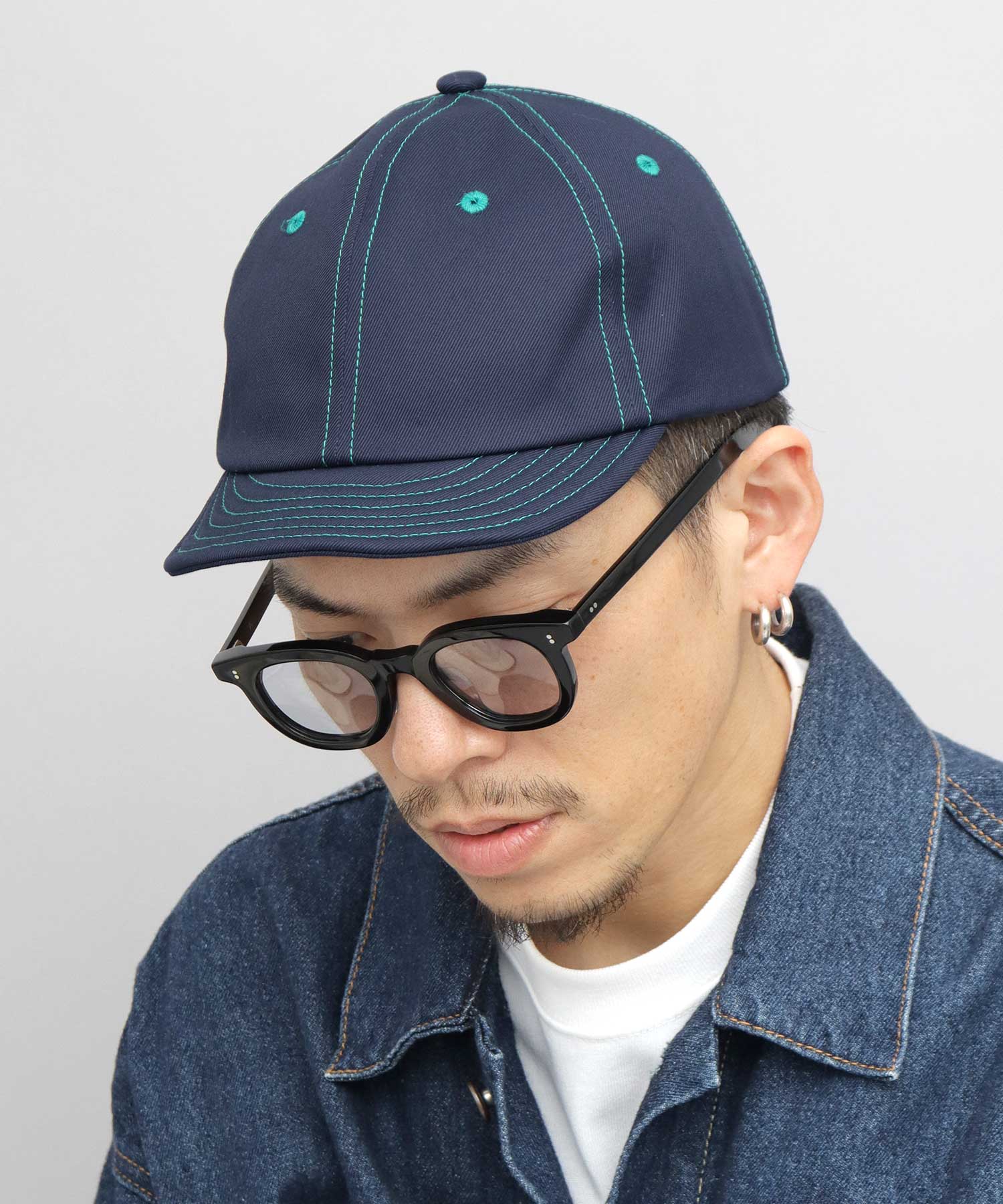 ミスターカバー Mr.COVER キャップ 帽子 メンズ つば短い アンパイアキャップ ツバ短い ショートバイザー