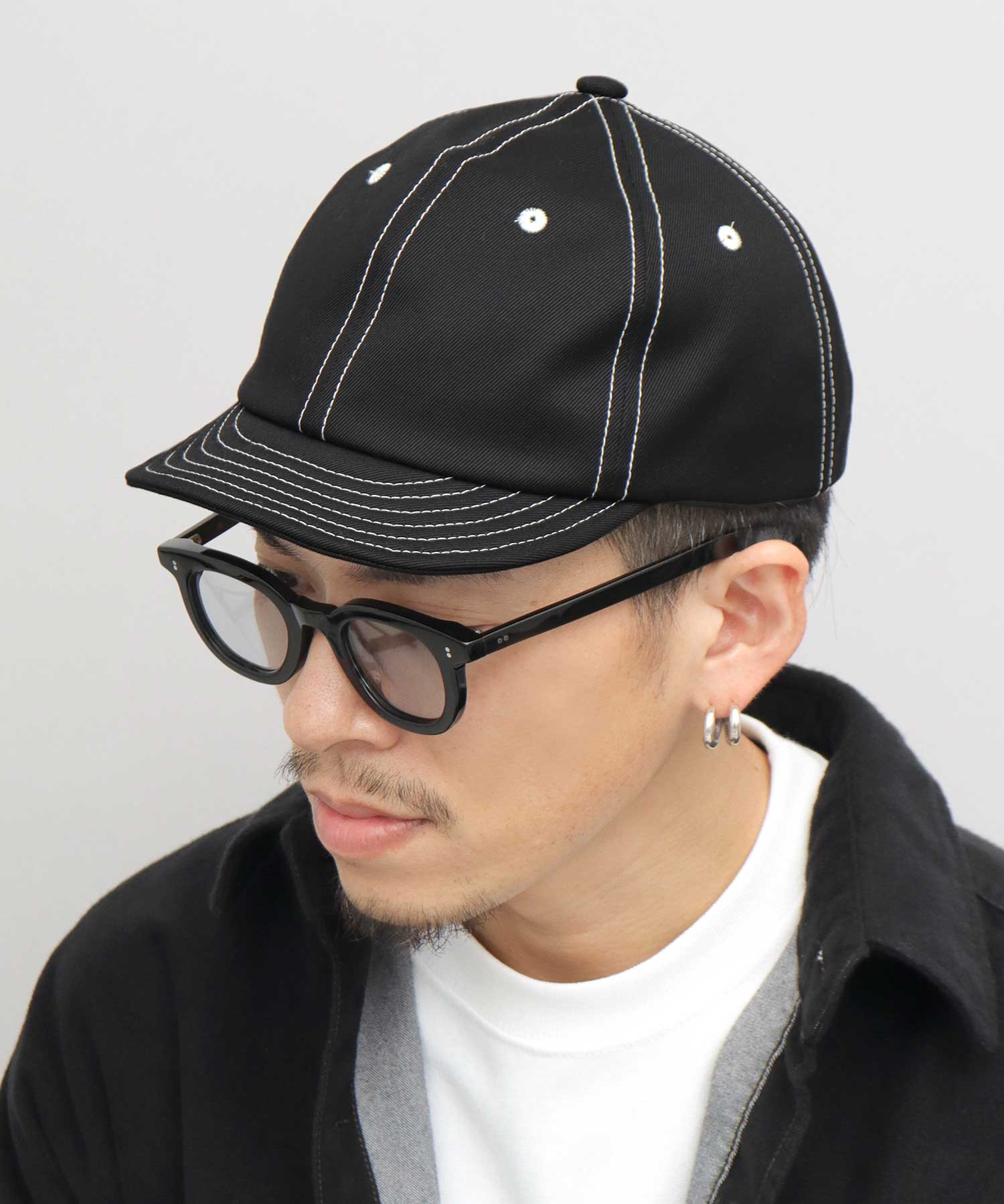 ミスターカバー Mr.COVER キャップ 帽子 メンズ つば短い アンパイアキャップ ツバ短い ショートバイザー