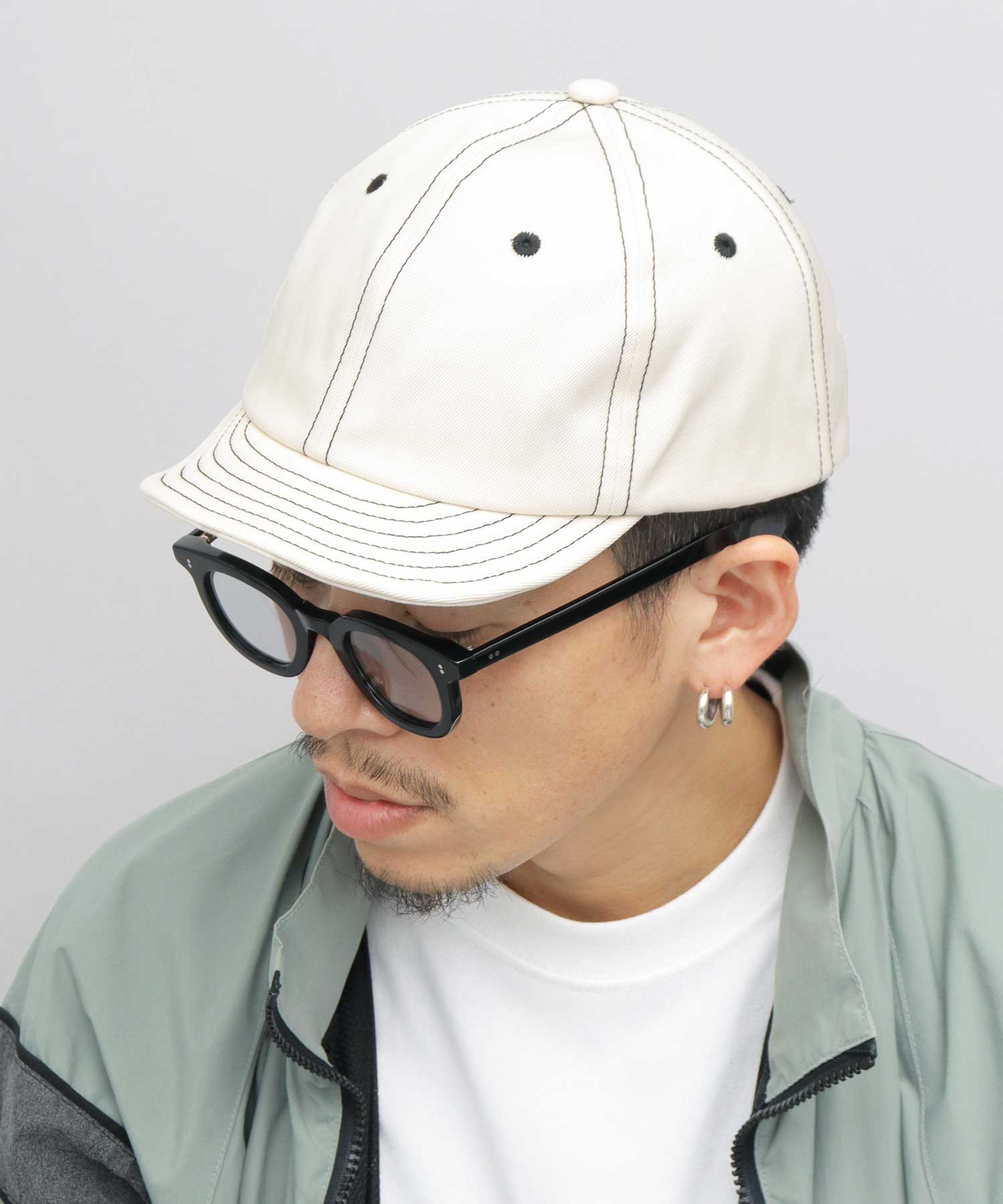 ミスターカバー Mr.COVER キャップ 帽子 メンズ つば短い アンパイアキャップ ツバ短い ショートバイザー