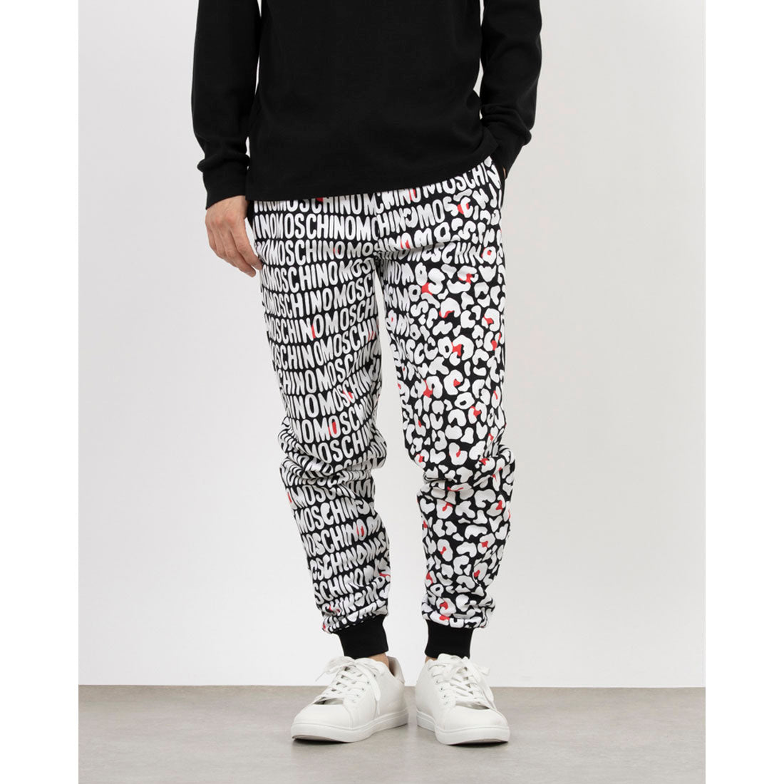 Moschino Underwear LOGO CAMO TRACK PANTS