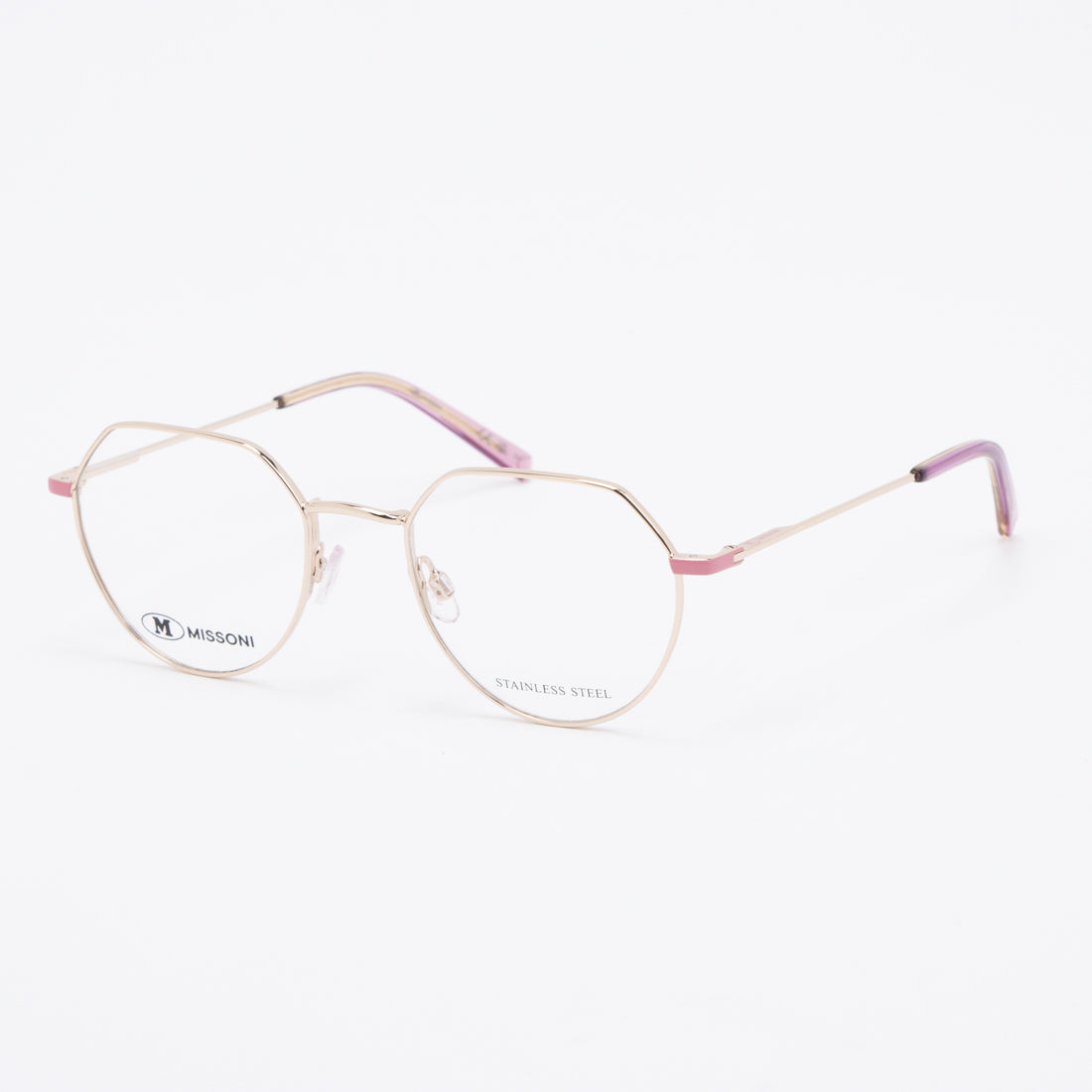 エム ミッソーニ M MISSONI メガネ 眼鏡 アイウェア レディース メンズ （ゴールド） ゴールド