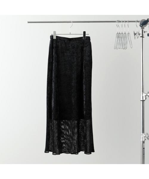 ミューニック Munich Munich スカート MN252S48 ベロア メッシュ シアー （blk/ブラック） blk/ブラック