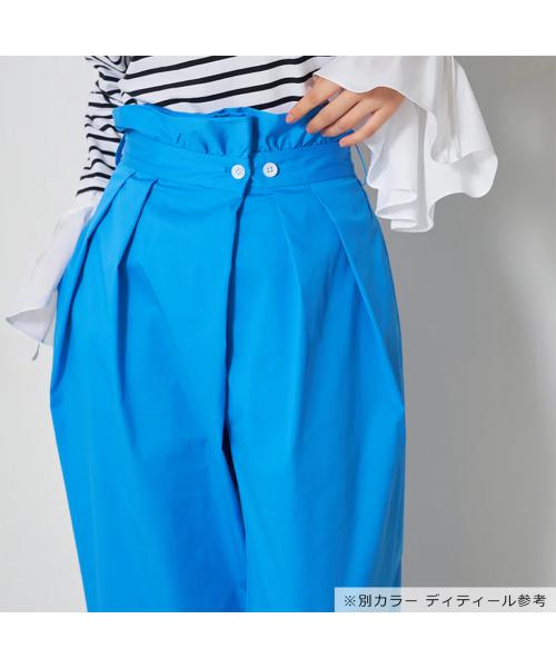 ミュール Mewl Mewl テーパードパンツ M251-33125 BIGリボンバレルパンツ （ブラック） ブラック