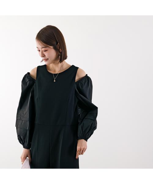 ミュール Mewl Mewl オールインワン M251-33105 ドロップパフ コンビネゾン （ブラック） ブラック