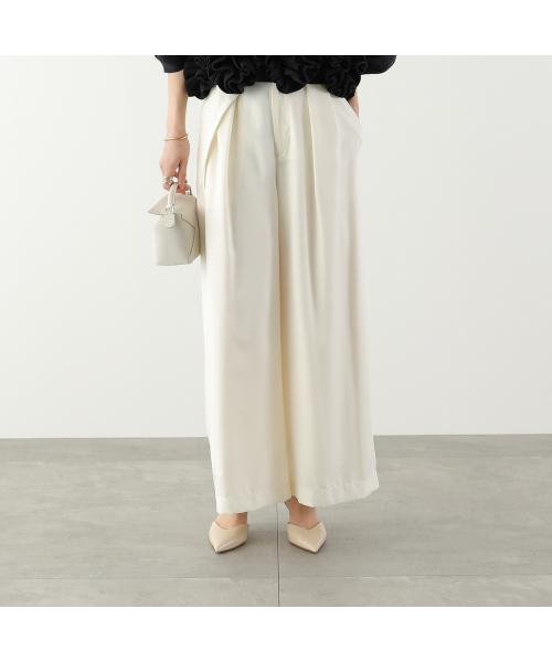 ミュール Mewl Mewl ワイドパンツ M261-33003 タック ベルト付き （BLACK/ブラック） BLACK/ブラック