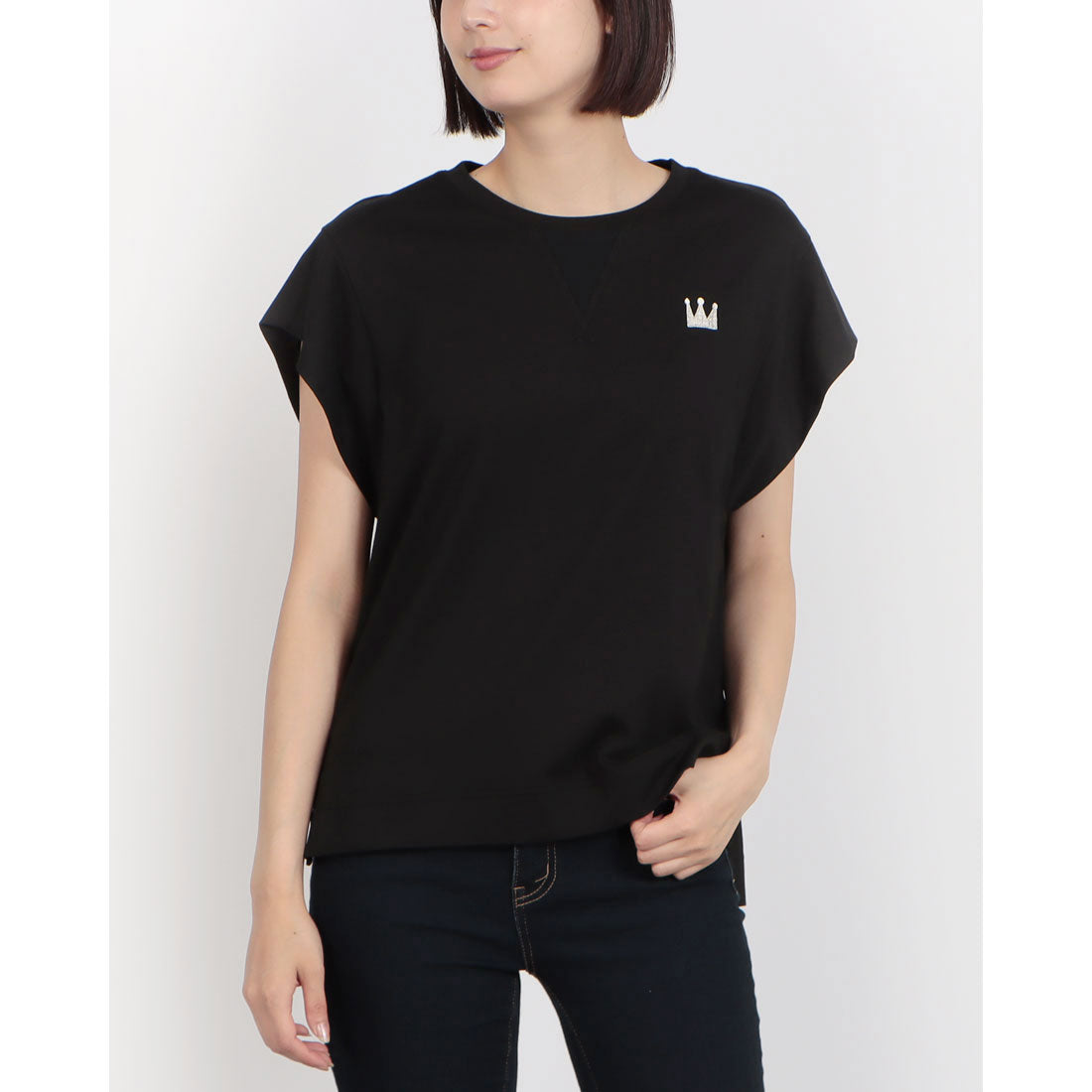 エムズスタイル M'S STYLE 王冠TEE （黒） 黒