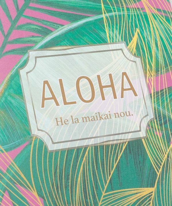 Maunaloa Banana Leaf Aloha Note