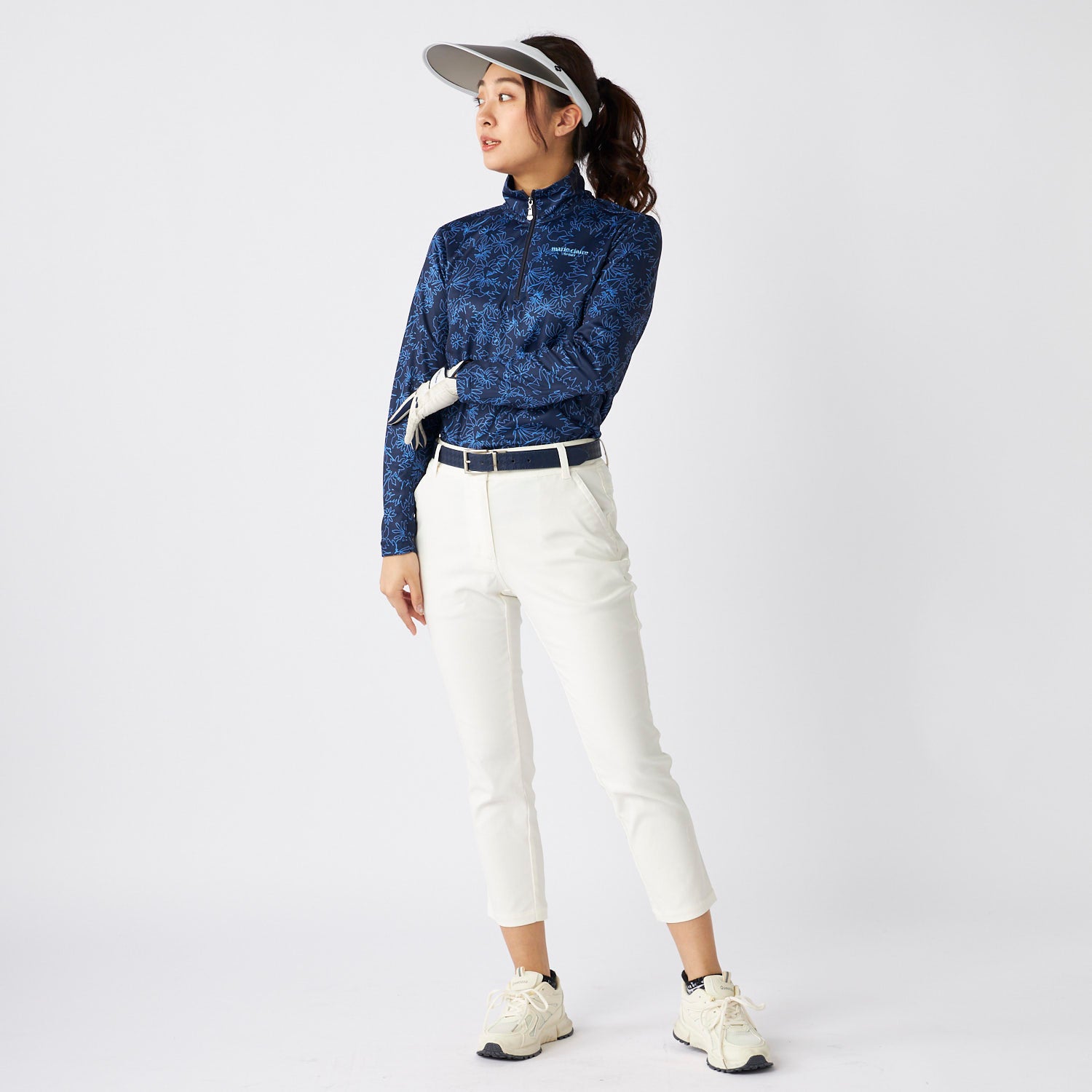 マリ クレール marie claire 定番9分丈パンツ （WT） WT