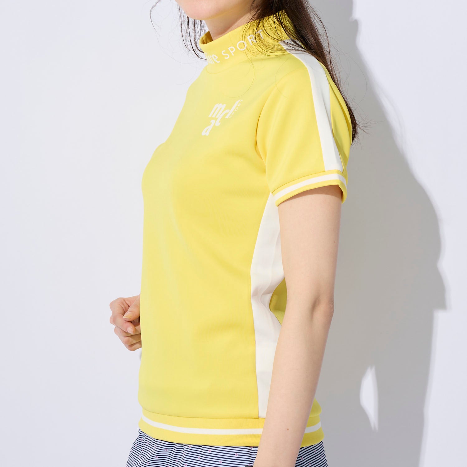 マリ クレール marie claire ハンソデ シャツ （YL） YL