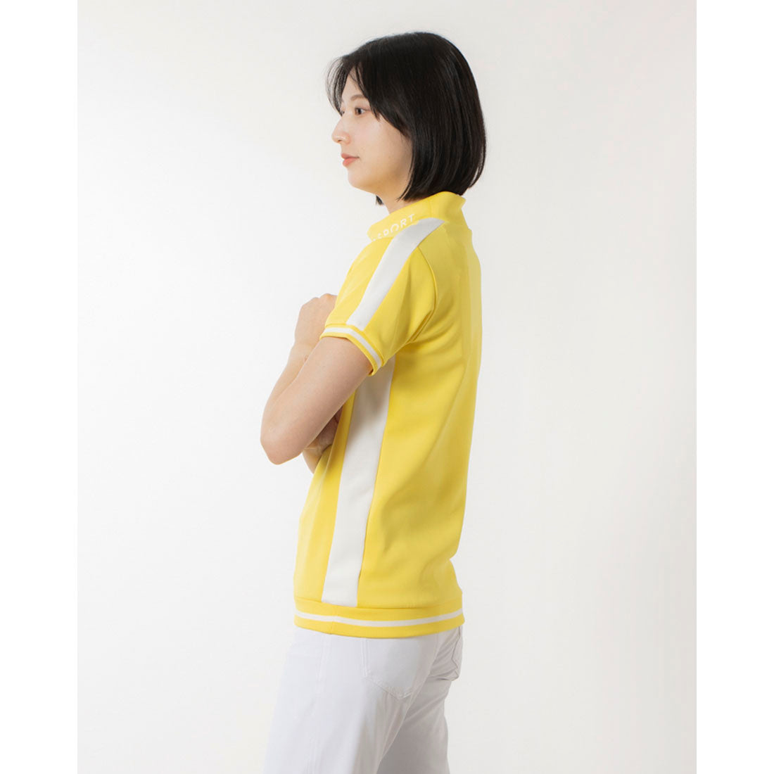 マリ クレール marie claire ハンソデ シャツ （YL） YL
