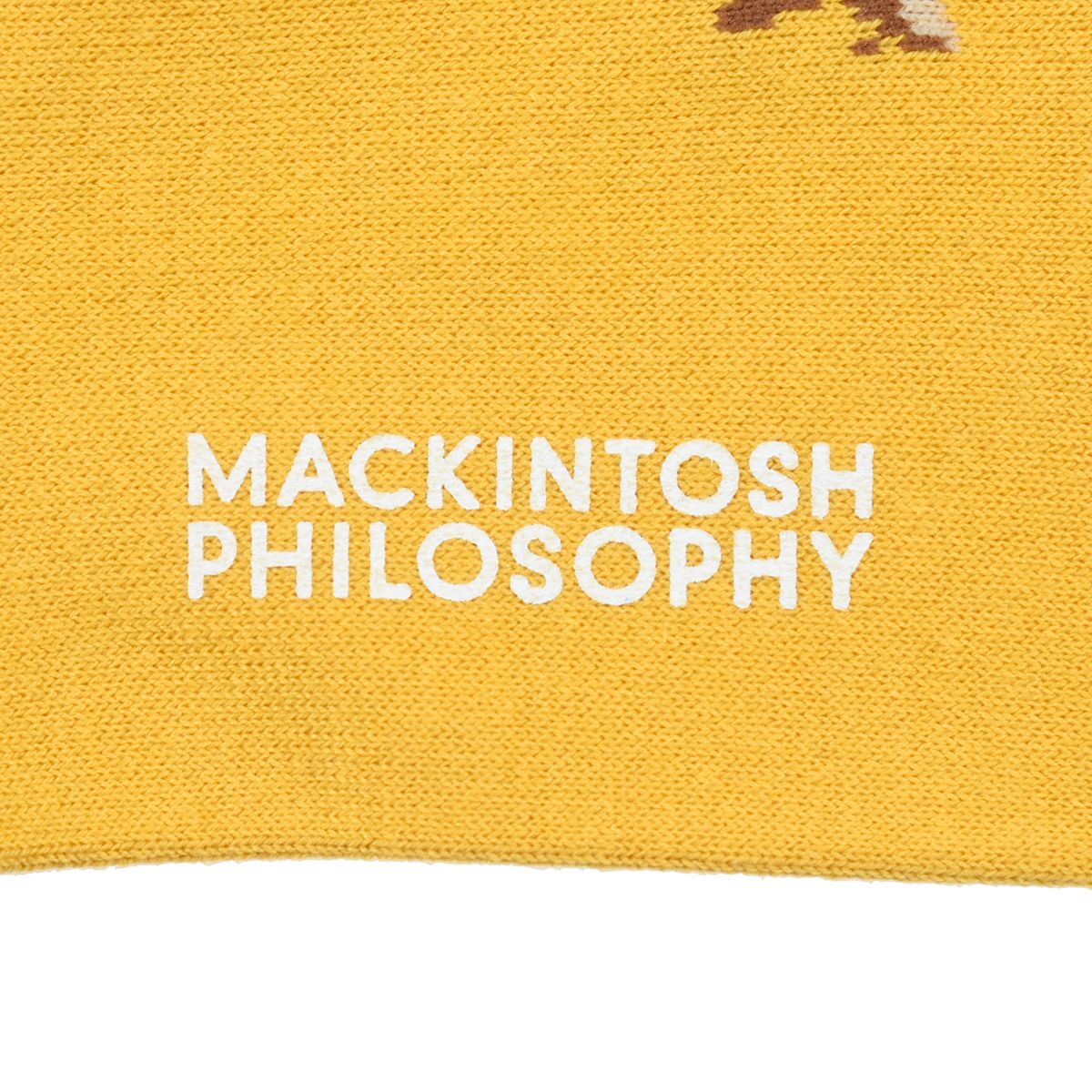 マッキントッシュ フィロソフィー MACKINTOSH PHILOSOPHY 福助 公式 ソックス スニーカー丈 メンズ MACKINTOSH PHILOSOPHY(マッキントッシュ フィロソフィー) コーギー柄 メンズ 紳士 男性 fu （Nイエロー540） Nイエロー540