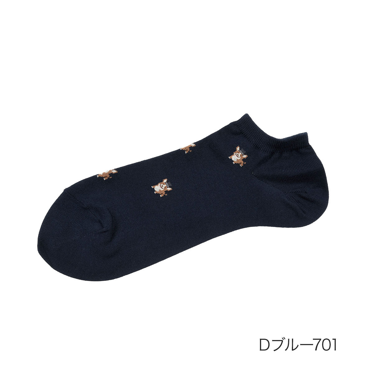 マッキントッシュ フィロソフィー MACKINTOSH PHILOSOPHY 福助 公式 ソックス スニーカー丈 メンズ MACKINTOSH PHILOSOPHY(マッキントッシュ フィロソフィー) コーギー柄 メンズ 紳士 男性 fu （Dブルー701） Dブルー701