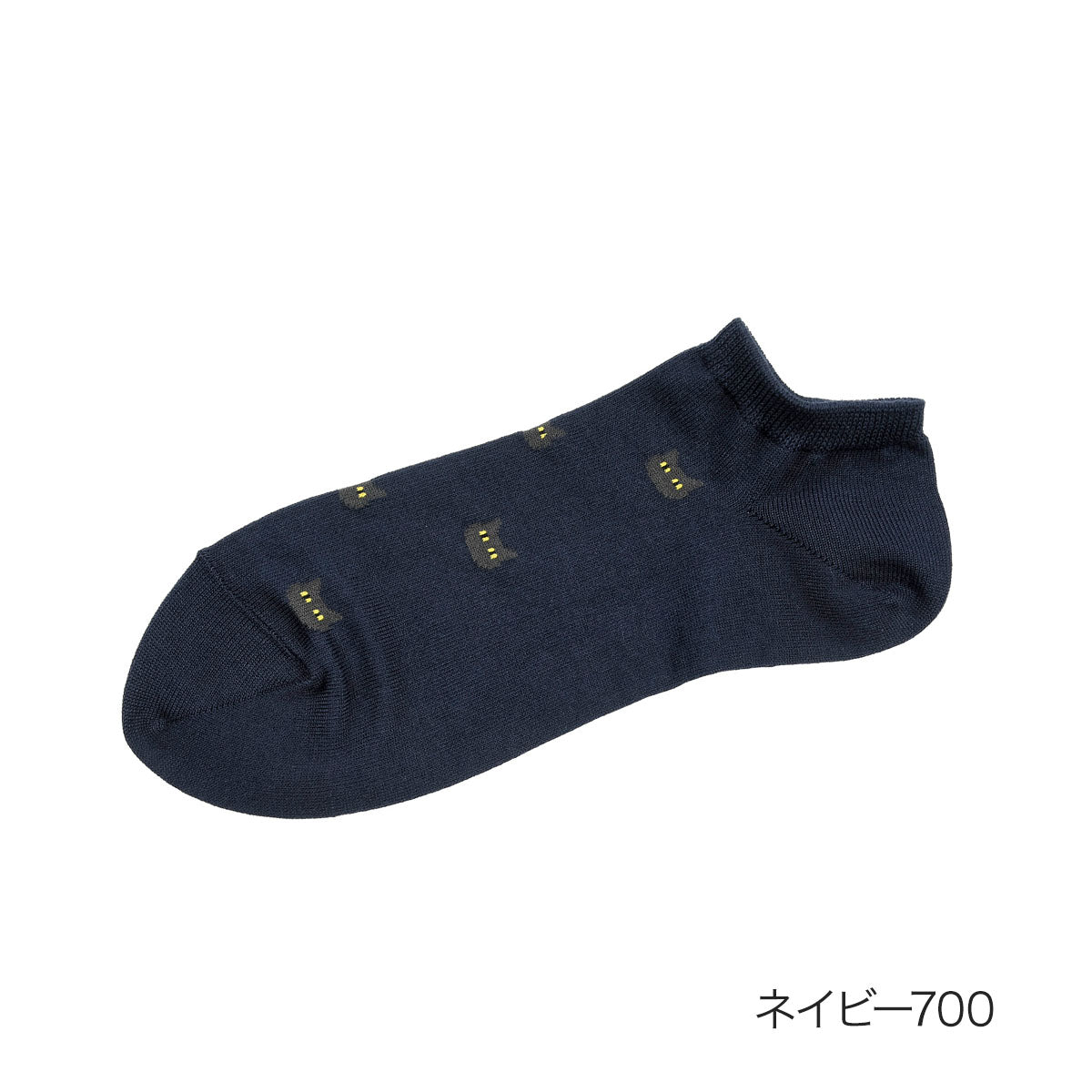MACKINTOSH PHILOSOPHY FUKUSUKE Official Socks Sneaker Length Men's MACKINTOSH PHILOSOPHY Cat Pattern Men's Gentlemen Male fuku