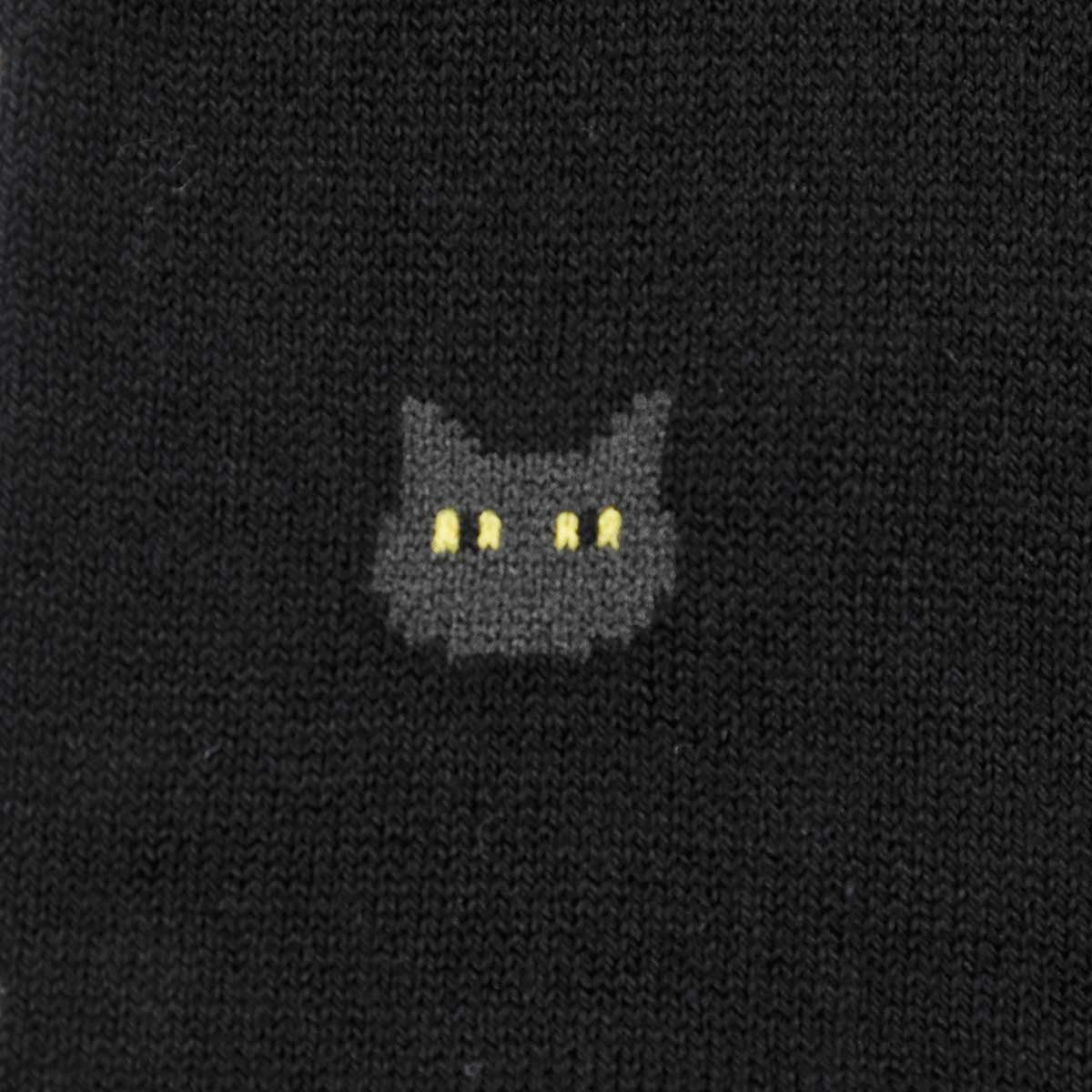 MACKINTOSH PHILOSOPHY FUKUSUKE Official Socks Sneaker Length Men's MACKINTOSH PHILOSOPHY Cat Pattern Men's Gentlemen Male fuku