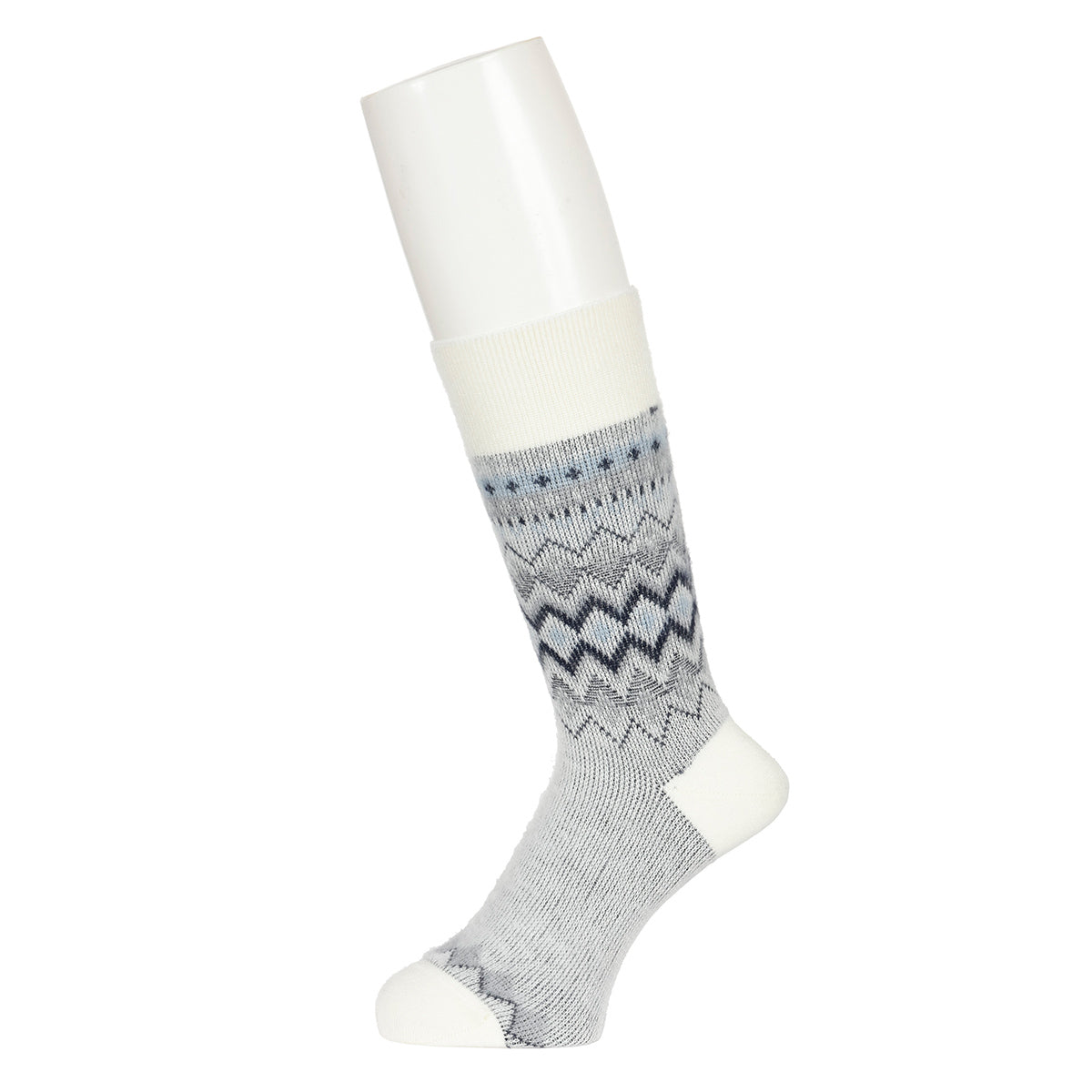 MACKINTOSH PHILOSOPHY Fukuske 【MACKINTOSH PHILOSOPHY】 Socks Fair Isle Pattern Crew Length Gentlemen Male Men's Fukuske fukuske ふくすけ