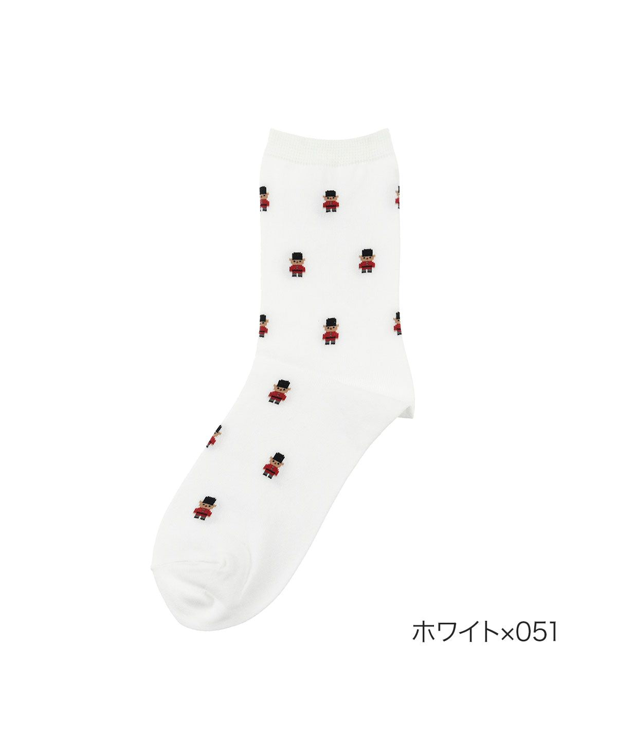 MACKINTOSH PHILOSOPHY FUKUSUKE Official Socks Crew Length Ladies MACKINTOSH PHILOSOPHY Buckingham Bear Pattern All-Over 3307V826 Women's FUKUSKE fu