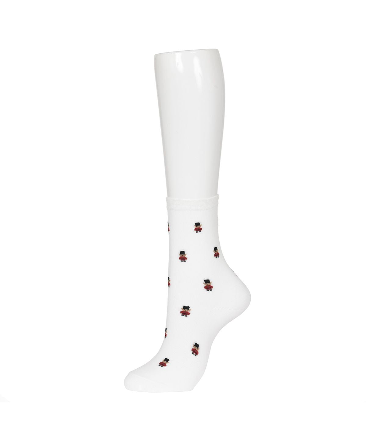 MACKINTOSH PHILOSOPHY FUKUSUKE Official Socks Crew Length Ladies MACKINTOSH PHILOSOPHY Buckingham Bear Pattern All-Over 3307V826 Women's FUKUSKE fu