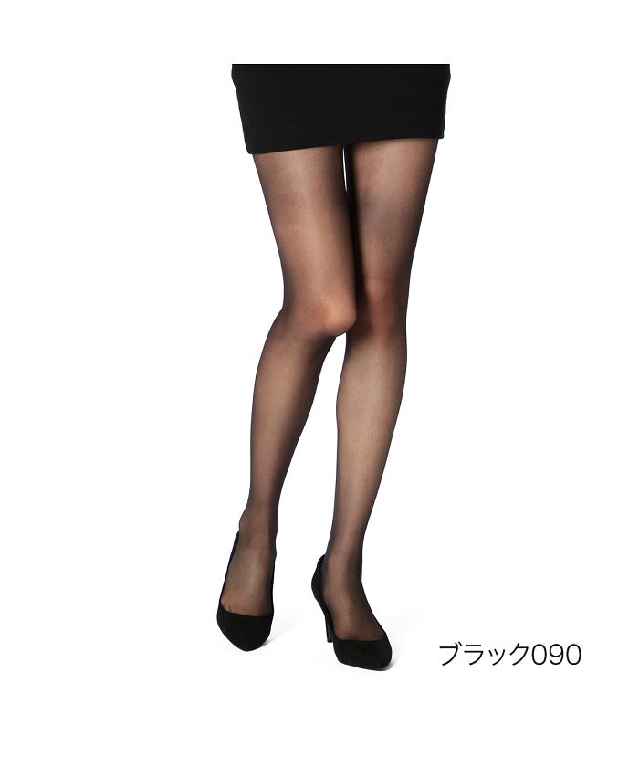 マッキントッシュ フィロソフィー MACKINTOSH PHILOSOPHY 福助 公式  ストッキング レディース MACKINTOSH PHILOSOPHY  コンフォートアンドスムース ノンラン設計,ブラック090