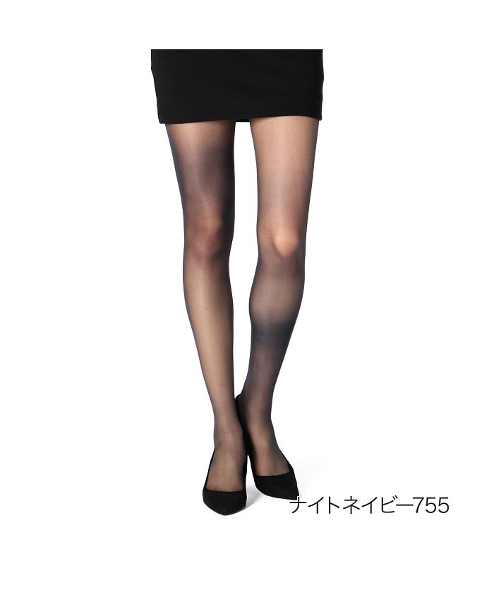 マッキントッシュ フィロソフィー MACKINTOSH PHILOSOPHY 福助 公式  ストッキング レディース MACKINTOSH PHILOSOPHY  コンフォートアンドスムース ノンラン設計,ナイトネイビー755
