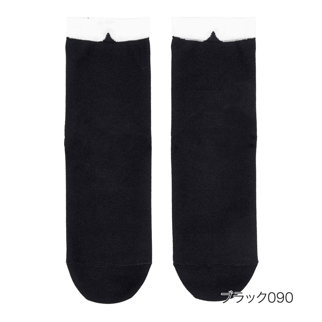 マッキントッシュ フィロソフィー MACKINTOSH PHILOSOPHY 福助 【マッキントッシュフィロソフィー】 靴下 無地 クレリックカラー クルー丈 (3307-000)婦人 女性 レディース フクスケ fukuske ふくすけ （ブラック090） ブラック090