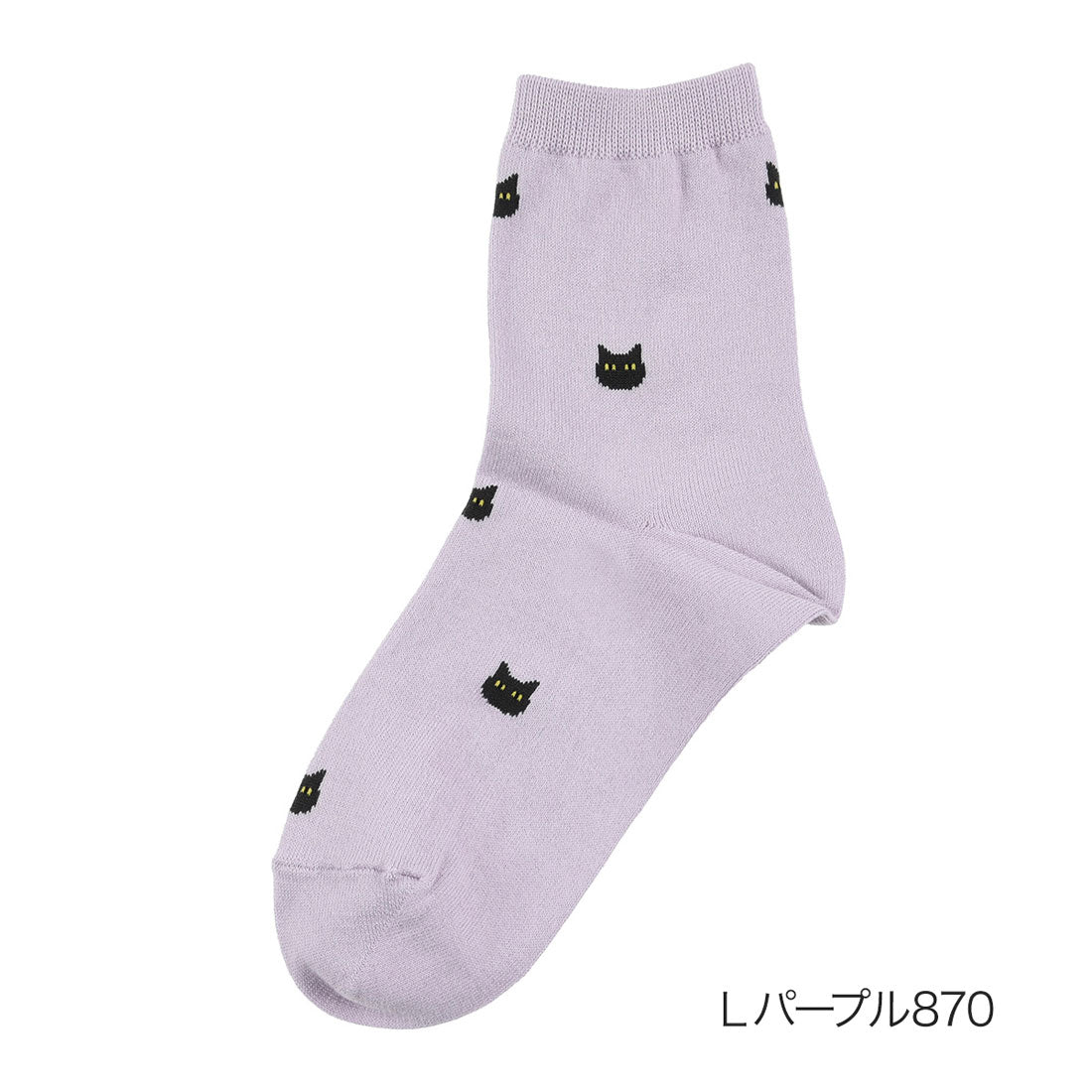 MACKINTOSH PHILOSOPHY Fukuske 【MACKINTOSH PHILOSOPHY】 Socks Cat Pattern Crew Length Women's Ladies Fukuske fukuske ふくすけ