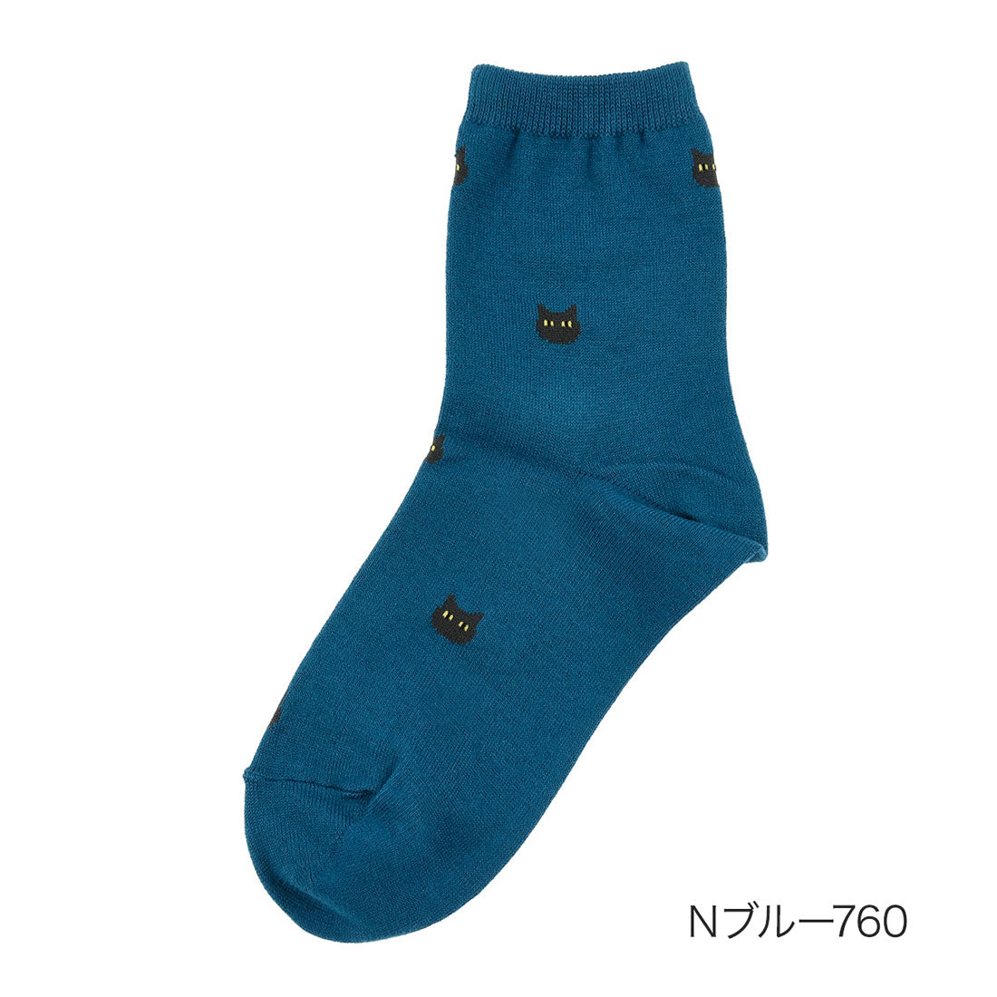 MACKINTOSH PHILOSOPHY Fukuske 【MACKINTOSH PHILOSOPHY】 Socks Cat Pattern Crew Length Women's Ladies Fukuske fukuske ふくすけ