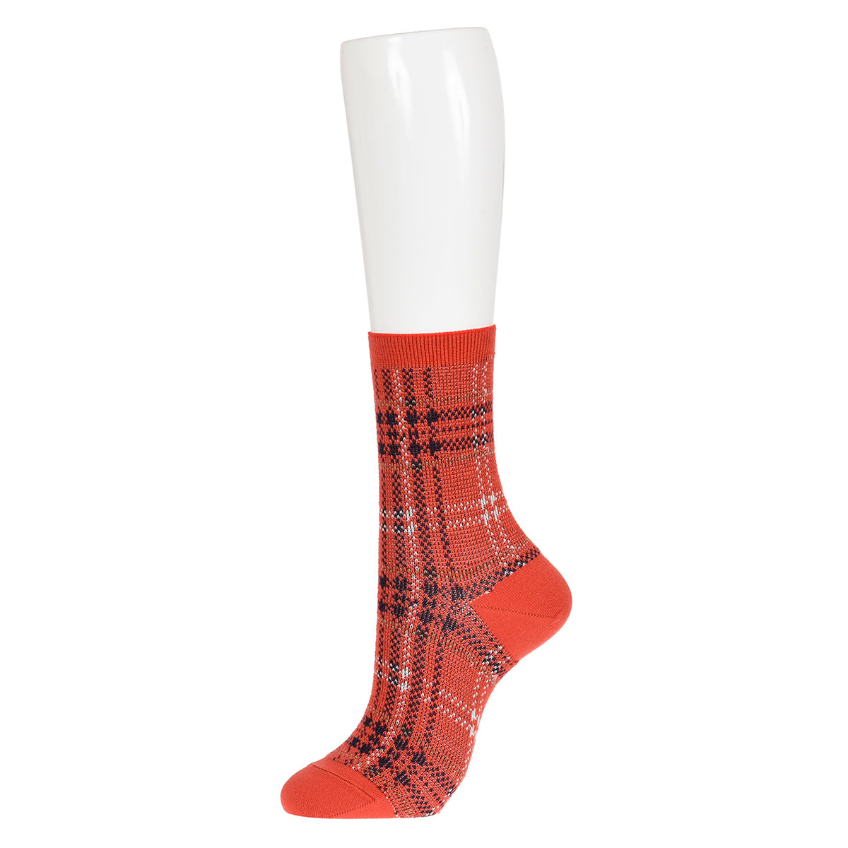 マッキントッシュ フィロソフィー MACKINTOSH PHILOSOPHY 【MACKINTOSH PHILOSOPHY(マッキントッシュフィロソフィー)】 靴下 チェック クルー丈 (3207-823)Dグレイ920 （Dグレイ920） Dグレイ920